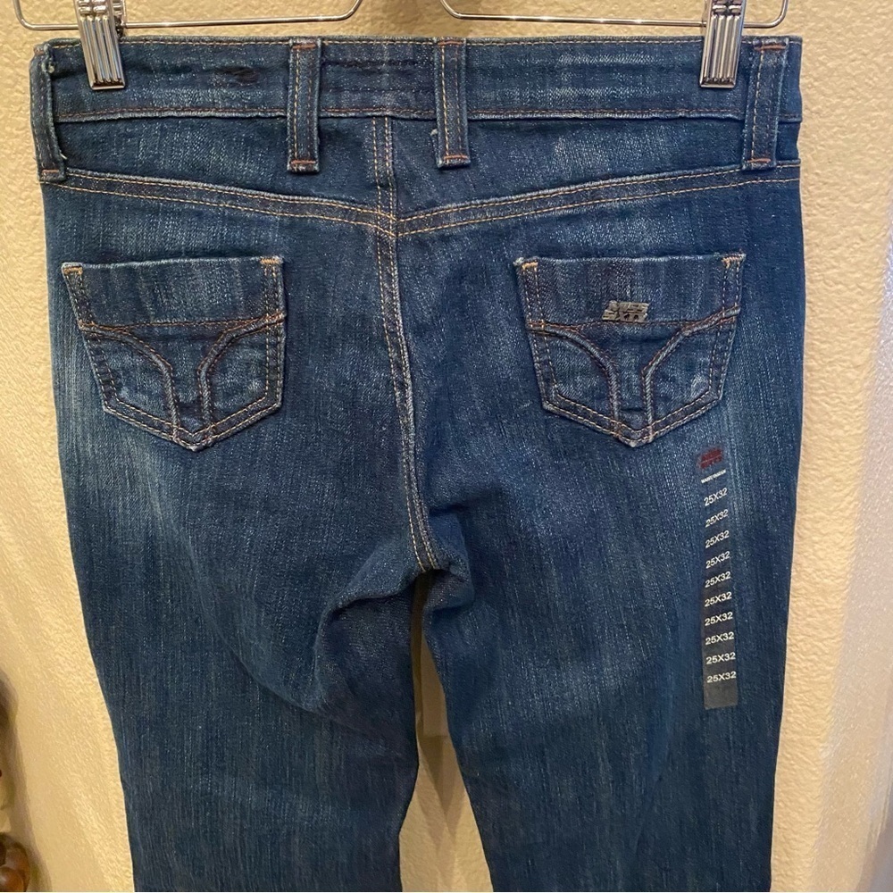 Nwt~Miss Sixty Women Blue Low-Waisted Via Roma Jeans Size 25x32 — image 6 of 8